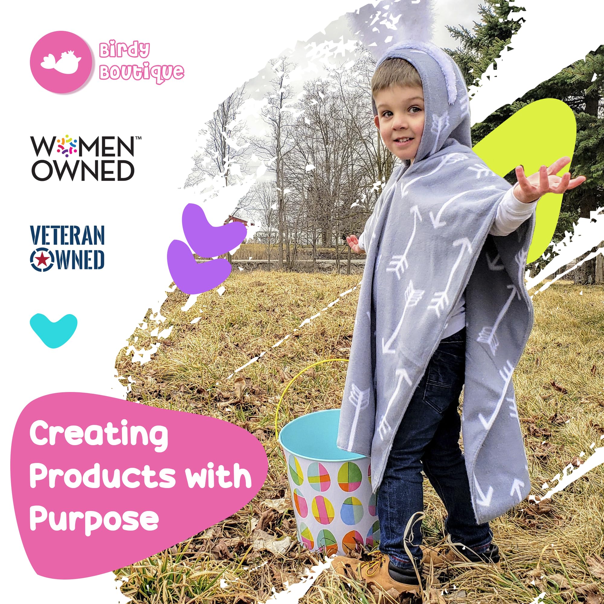 Birdy Boutique poncho plié dans poussette pour rangement compact