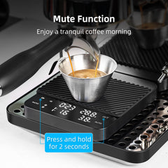 BITAMOM en usage lors d'un versement pour-over, contrôle du débit pour extraction maîtrisée