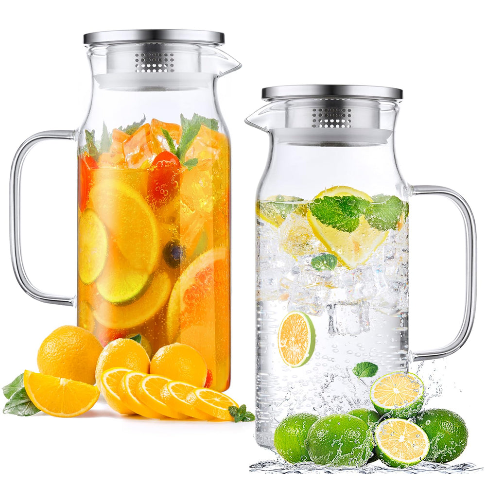 Bivvclaz carafe devant pack de 2 montrant capacité et design pratique