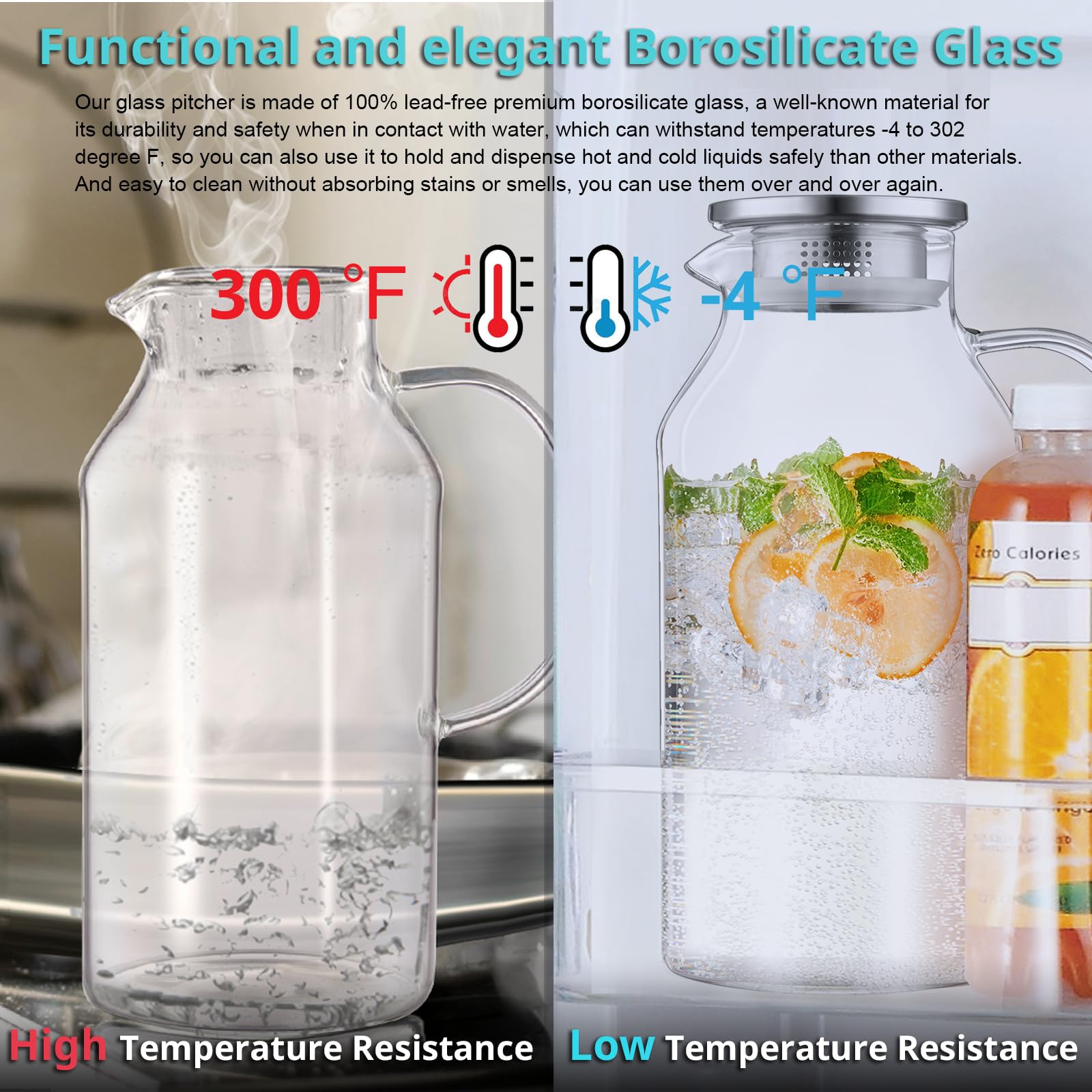 Bivvclaz comparaison taille avec verre montrant la capacité 3 litres
