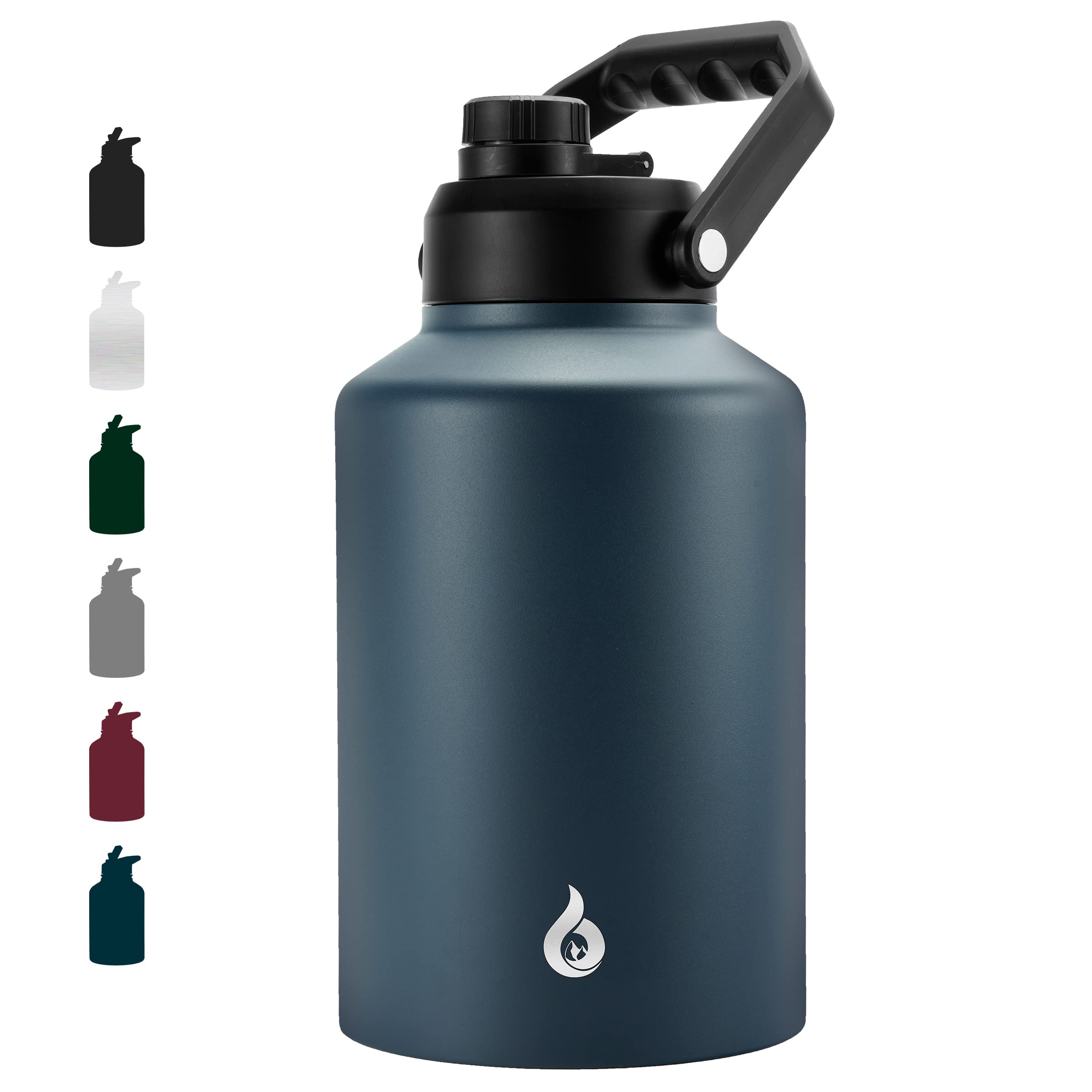 BJPKPK gourde 128oz face avant montrant capacité et design robuste