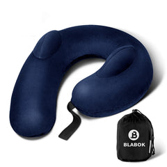 BLABOK coussin devant bleu foncé montrant maintien confortable