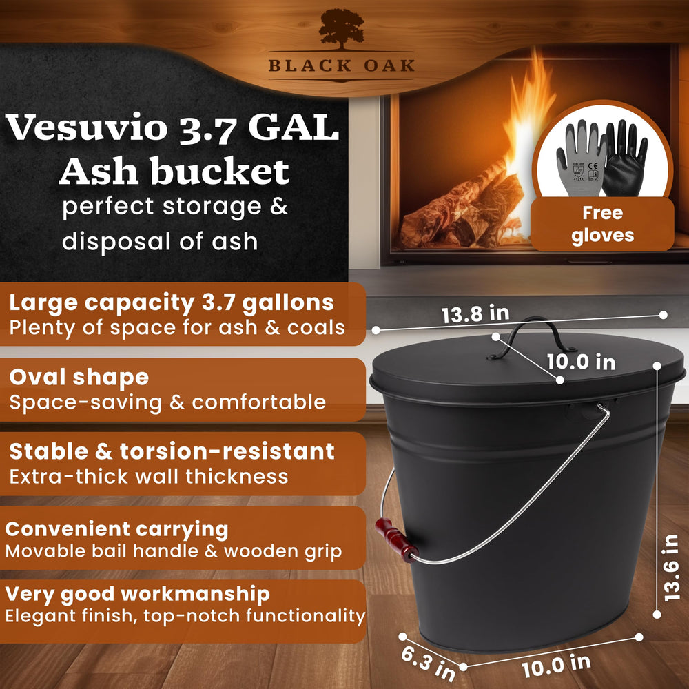 BLACK OAK VESUVIO gros plan matière acier galvanisé pour durabilité