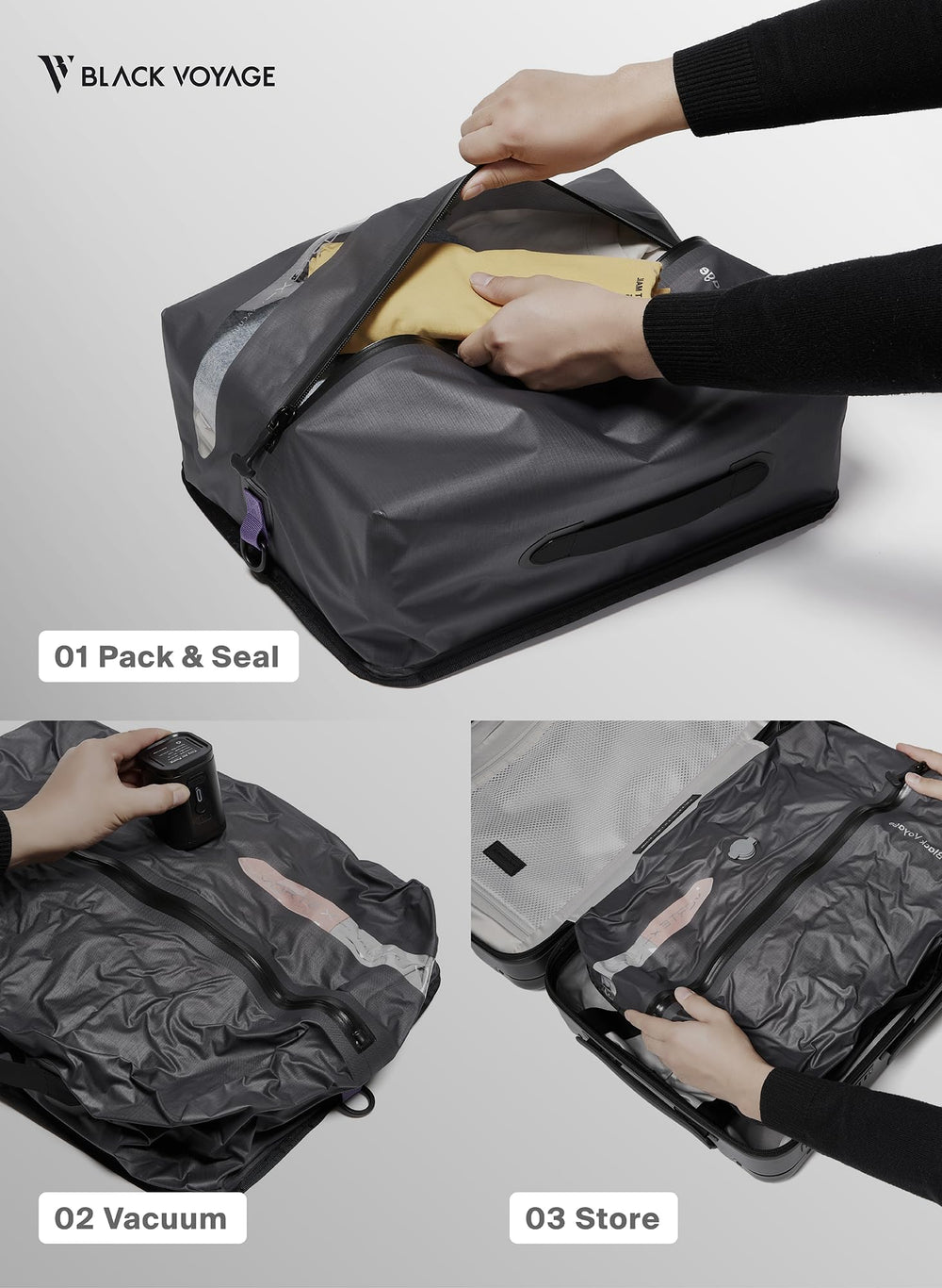 BlackVoyage coloris gris protégeant intimité lors des contrôles