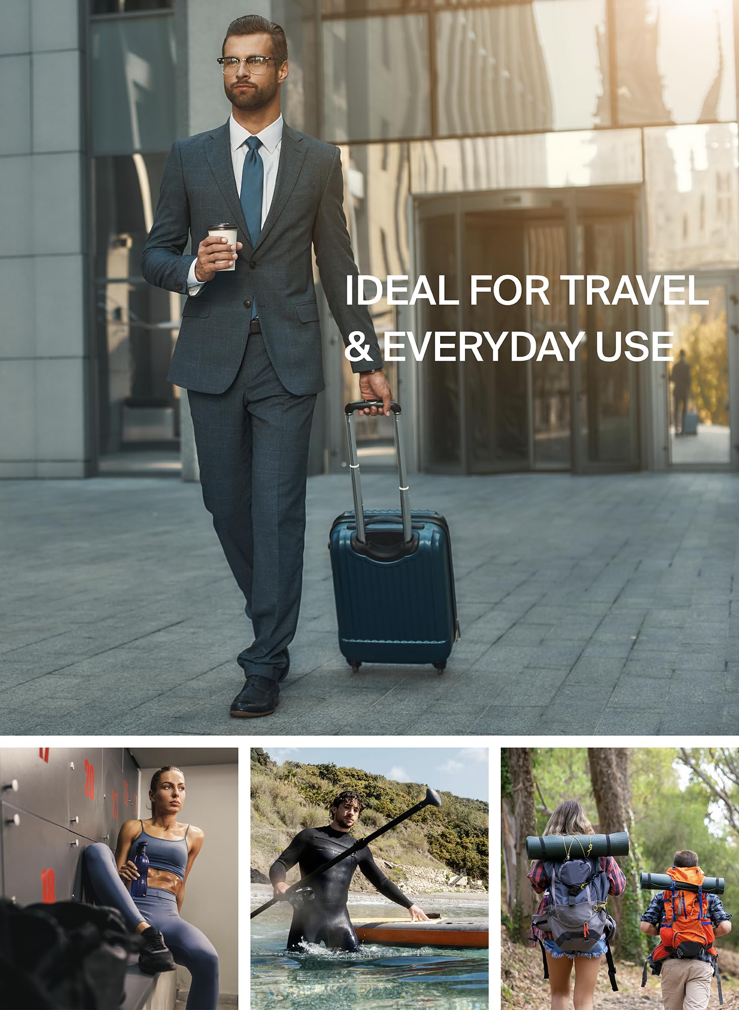BlackVoyage pompe sans fil compacte montrant facilité d'utilisation et recharge USB-C