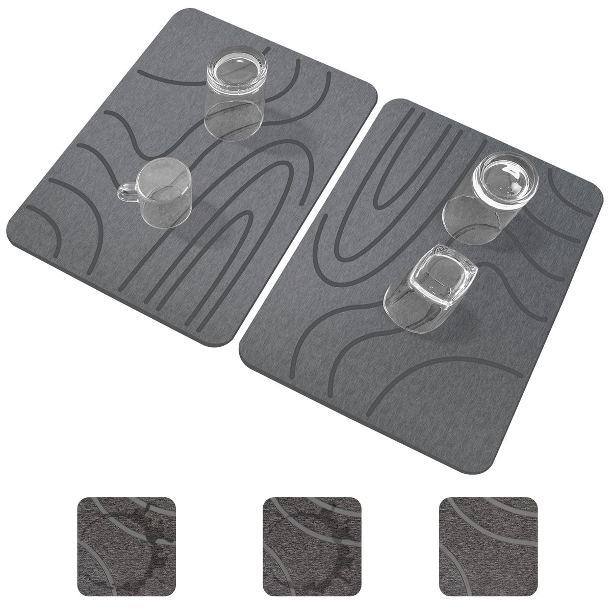 Blaithom tapis face avant pack montrant design moderne et gains de place