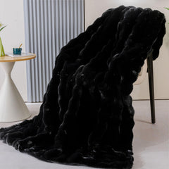 BlanketSolution gros plan texture fourrure ultra douce pour cocooning