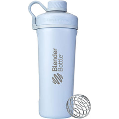 BlenderBottle Radian vue avant matte arctic blue montrant le design élégant et isolation