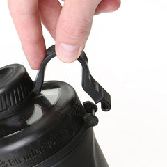 BlenderBottle Radian comparaison d'échelle et ouverture large pour glaçons et cuillères