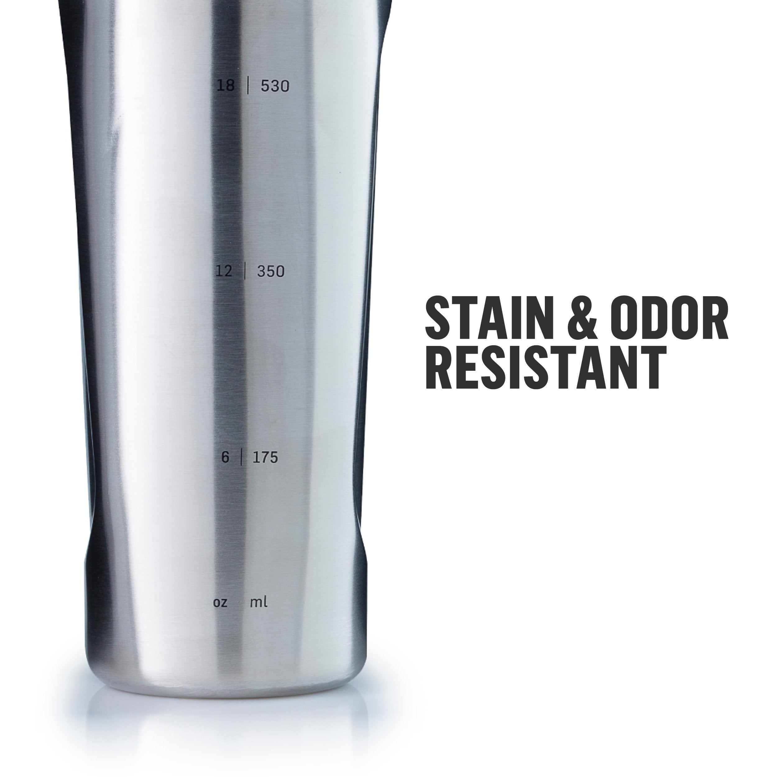 BlenderBottle Radian utilisé en salle de sport mélange rapide