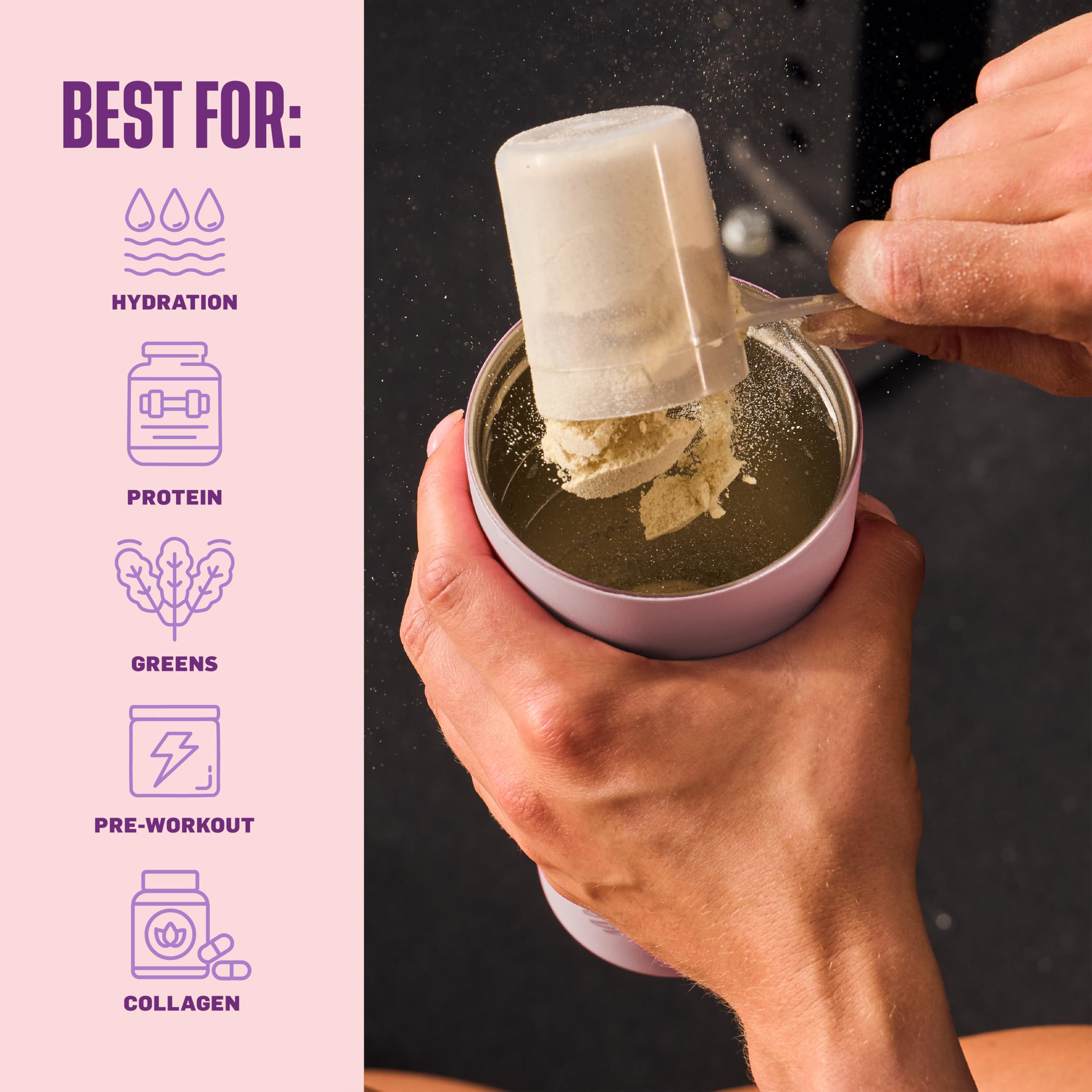 BlenderBottle comparaison taille dans porte-gobelet voiture pour portabilité pratique