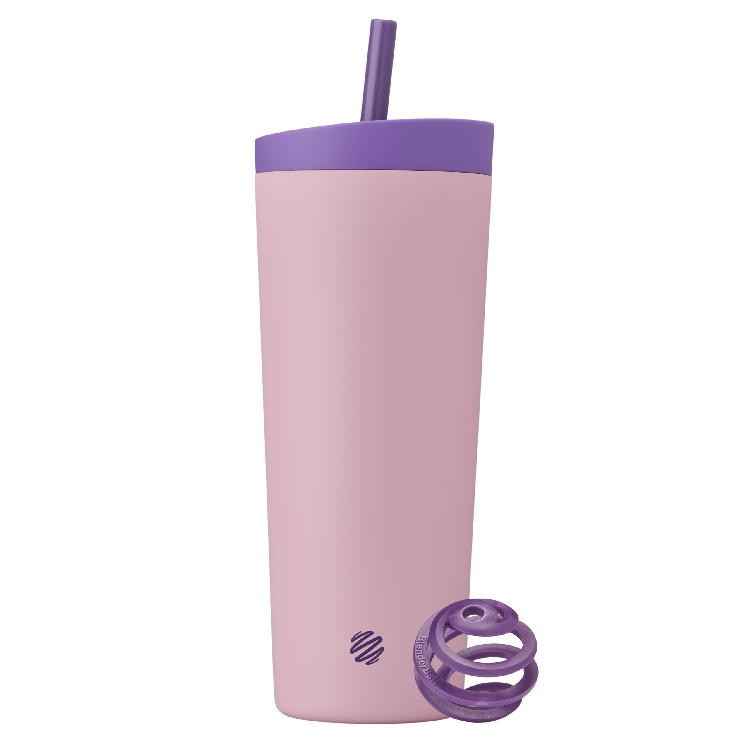 BlenderBottle face avant Velvet Blush montrant le design élégant et la praticité