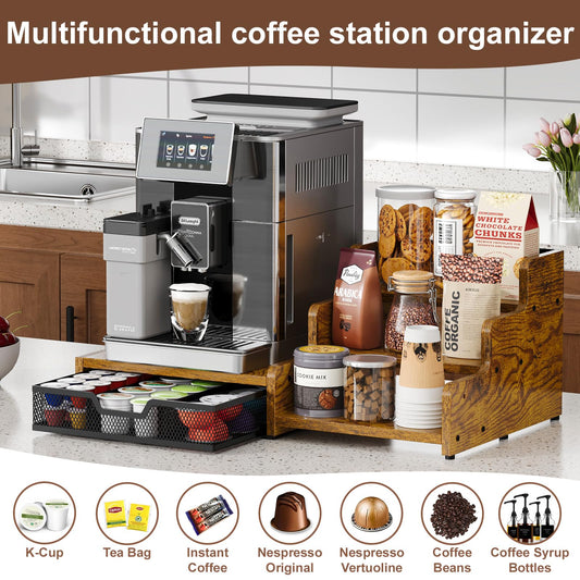 Bliesosfud tiroir K-Cup ouvert montrant organisation et accès rapide