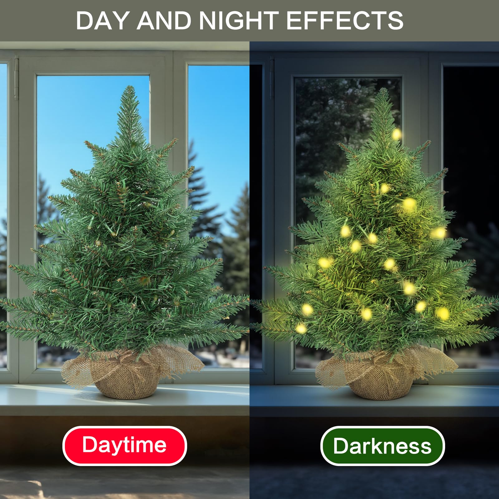 blinblintree base en toile de jute stable et décorative pour un meilleur maintien