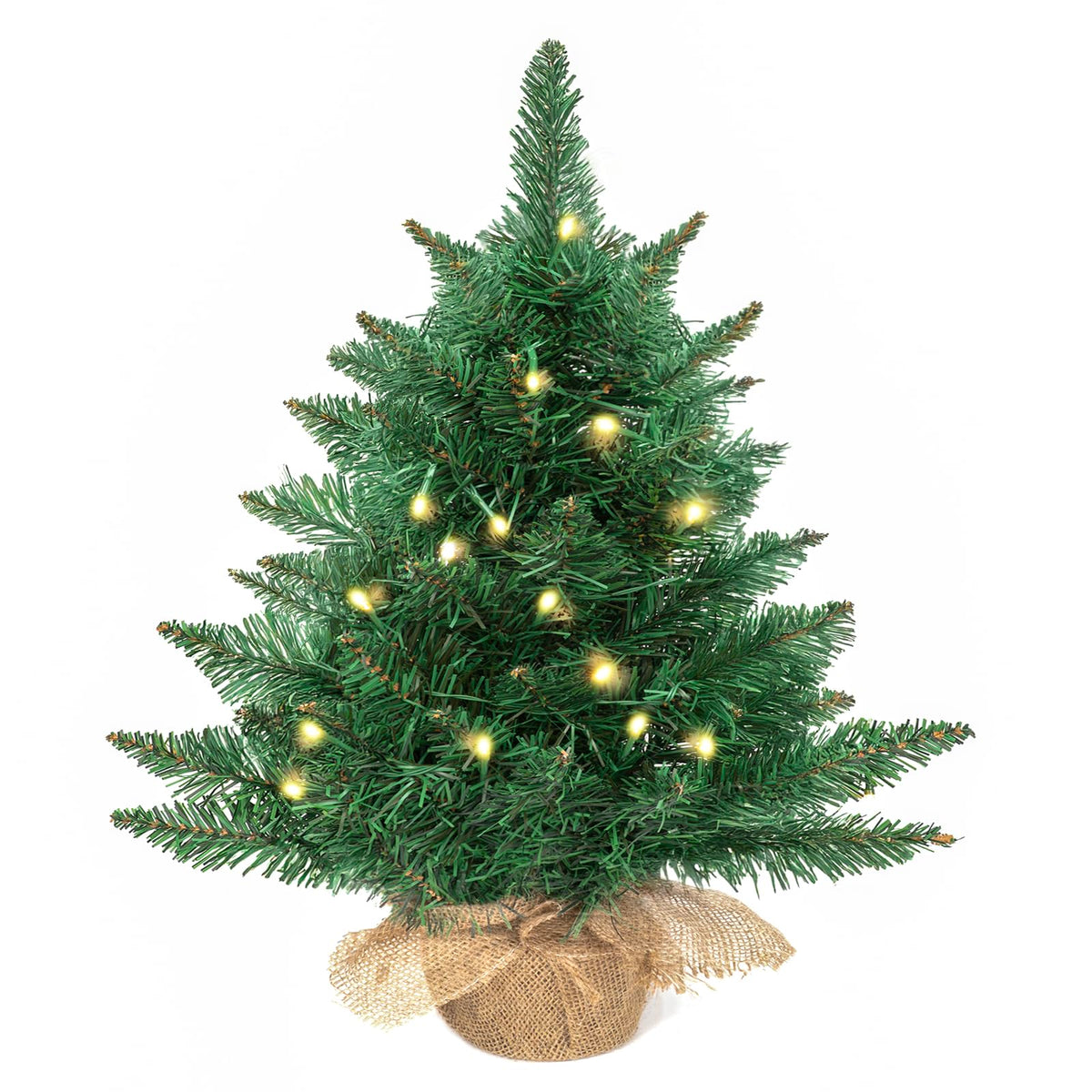 blinblintree sapin de table 24 pouces posé prêt à créer une ambiance chaleureuse