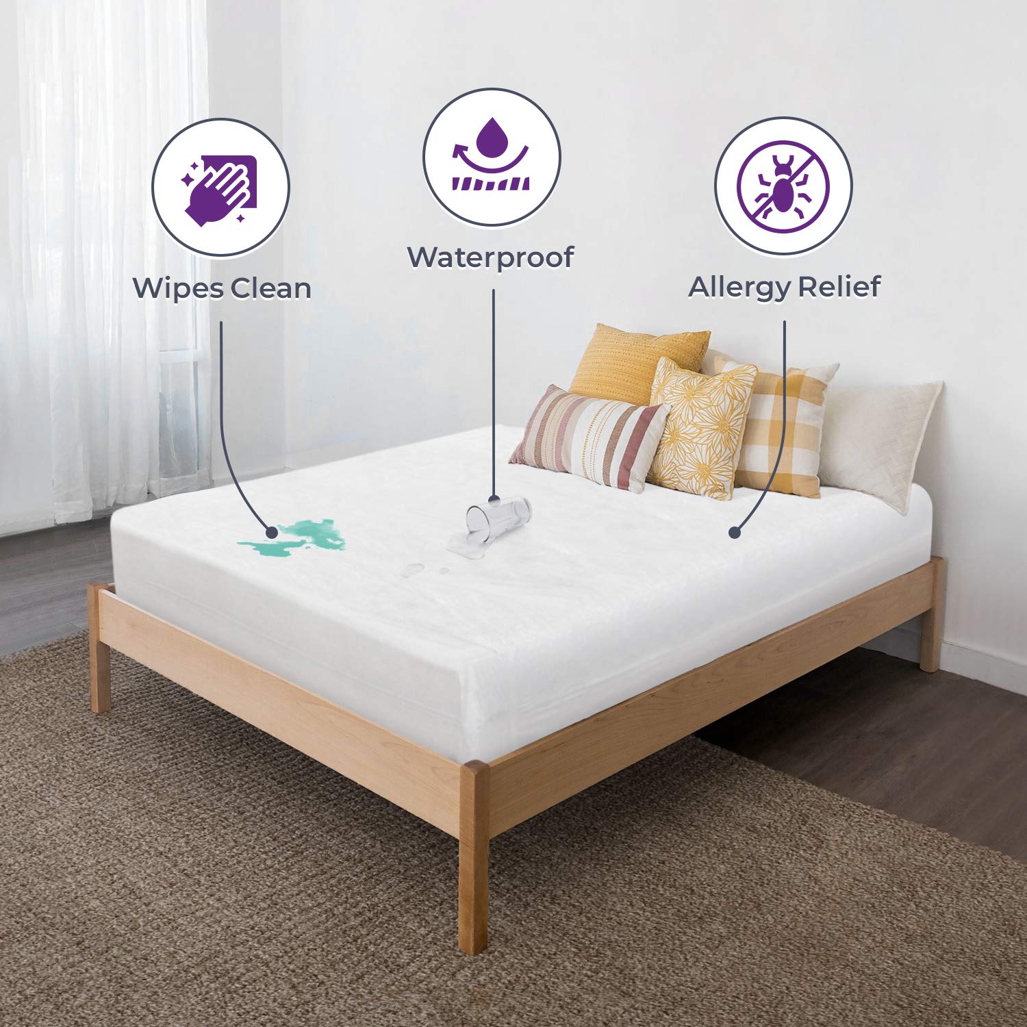 BLISSFORD gros plan vinyle souple montrant surface silencieuse et douce