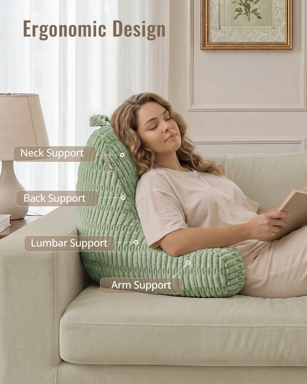 Blissful Diary zoom sur la texture de la housse offrant confort respirant