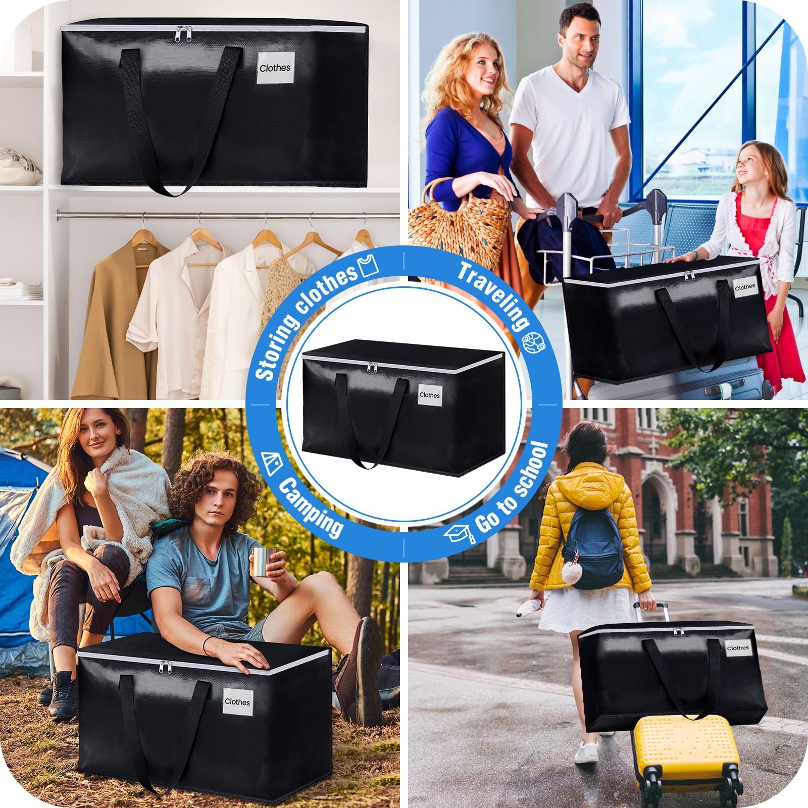 BlissTotes sac plié rangé pour gain de place et stockage facile