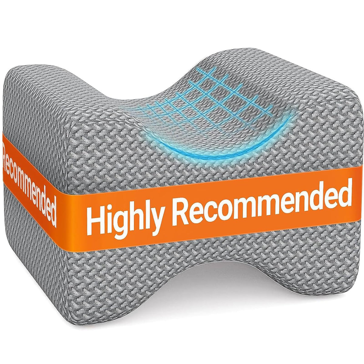 BlissTrends coussin face avant montrant la forme ergonomique et le soutien