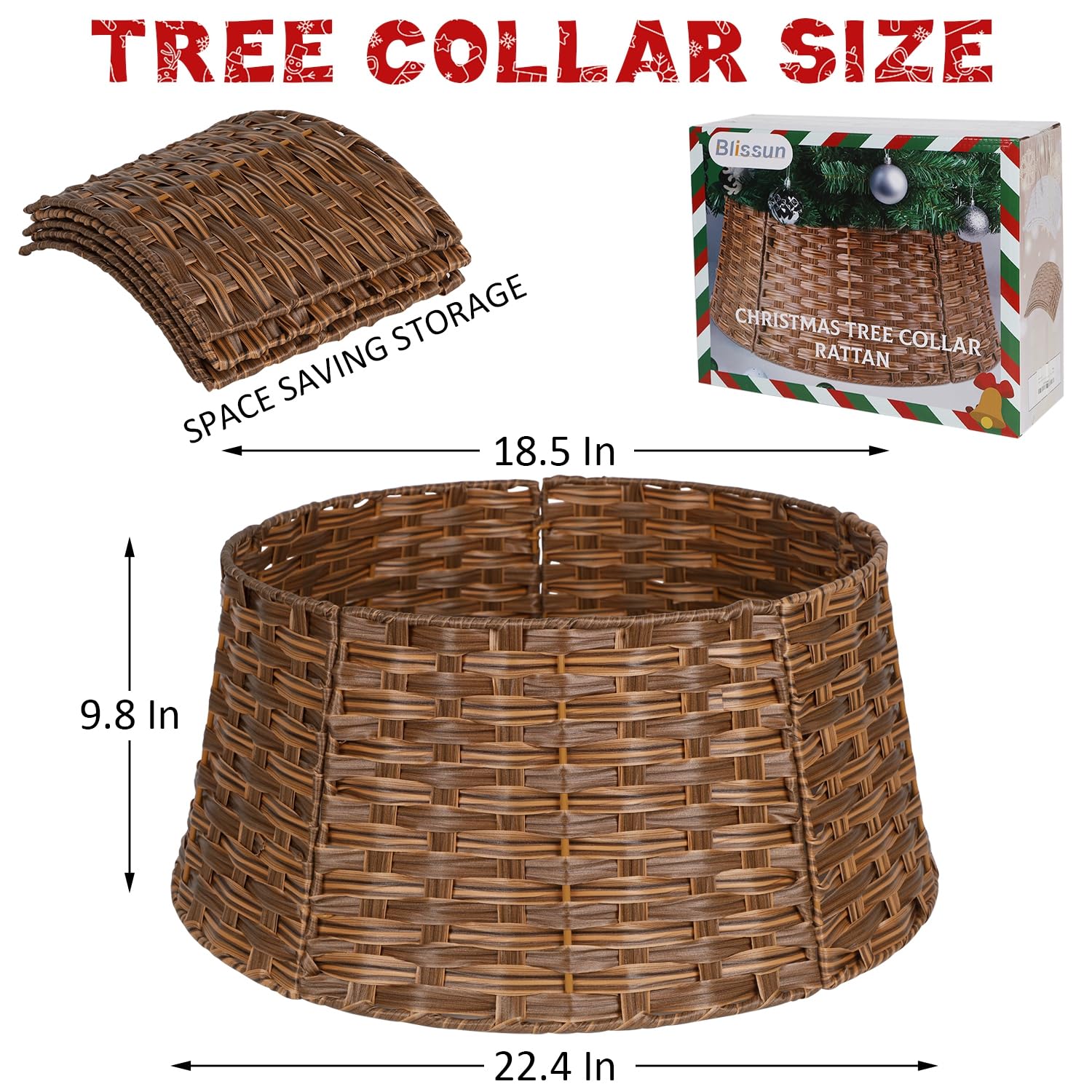 Blissun gros plan tressage rotin plastique montrant texture durable