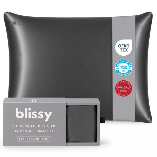 Blissy housse face gris montrant finition lisse et élégante