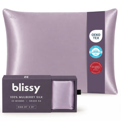 Blissy taie recto Lavender King montrant douceur et look élégant