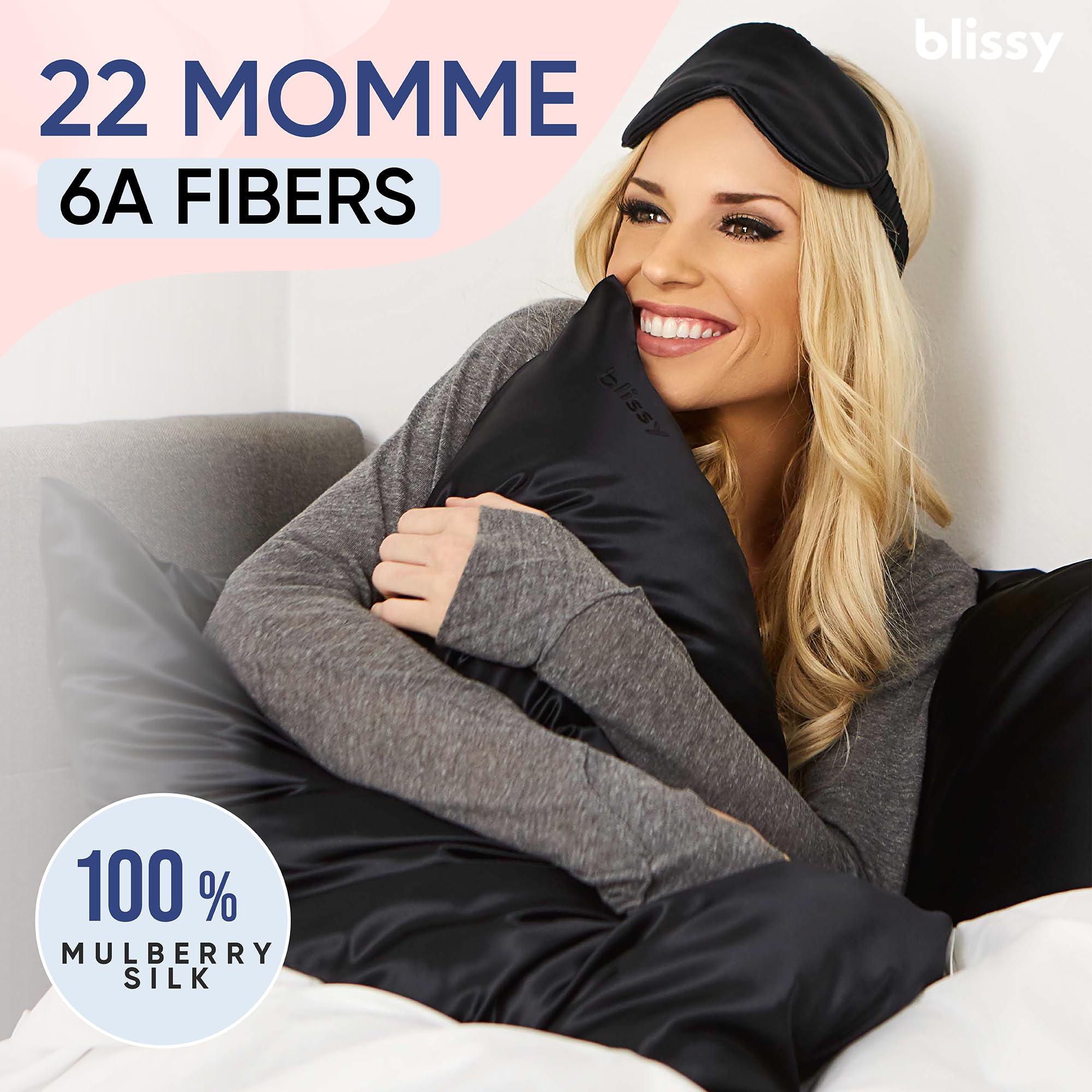 Blissy gros plan sur la texture soyeuse pour douceur et durabilité