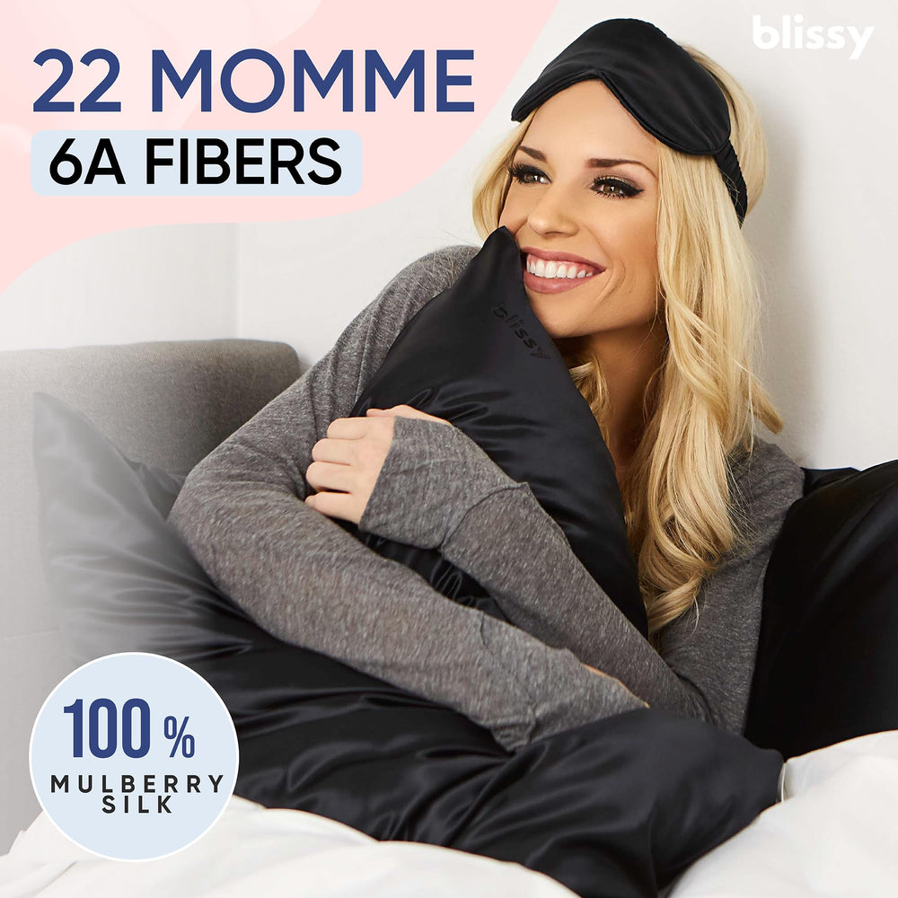 Blissy gros plan sur la texture soyeuse pour douceur et durabilité