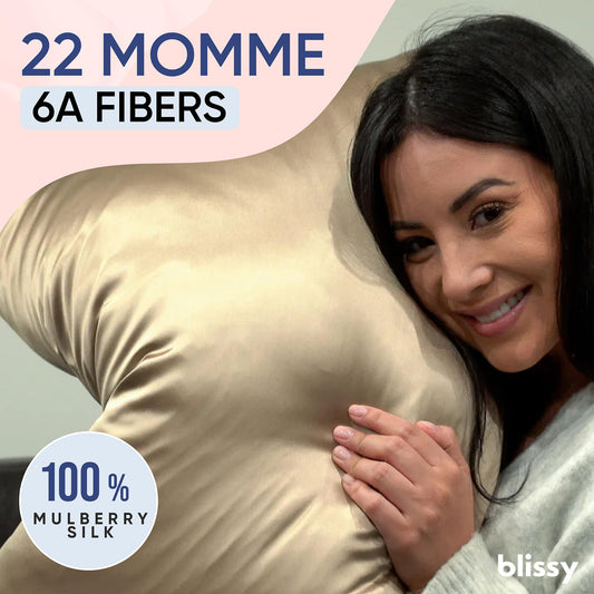 Blissy gros plan sur la texture soie lisse pour moins de frottements