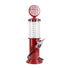 BLKSMITH vue de face du distributeur rouge vintage apportant style au bar