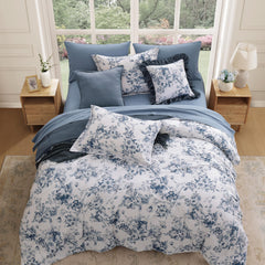 BLOOMHAVEN couette posée sur lit queen pour un style apaisant