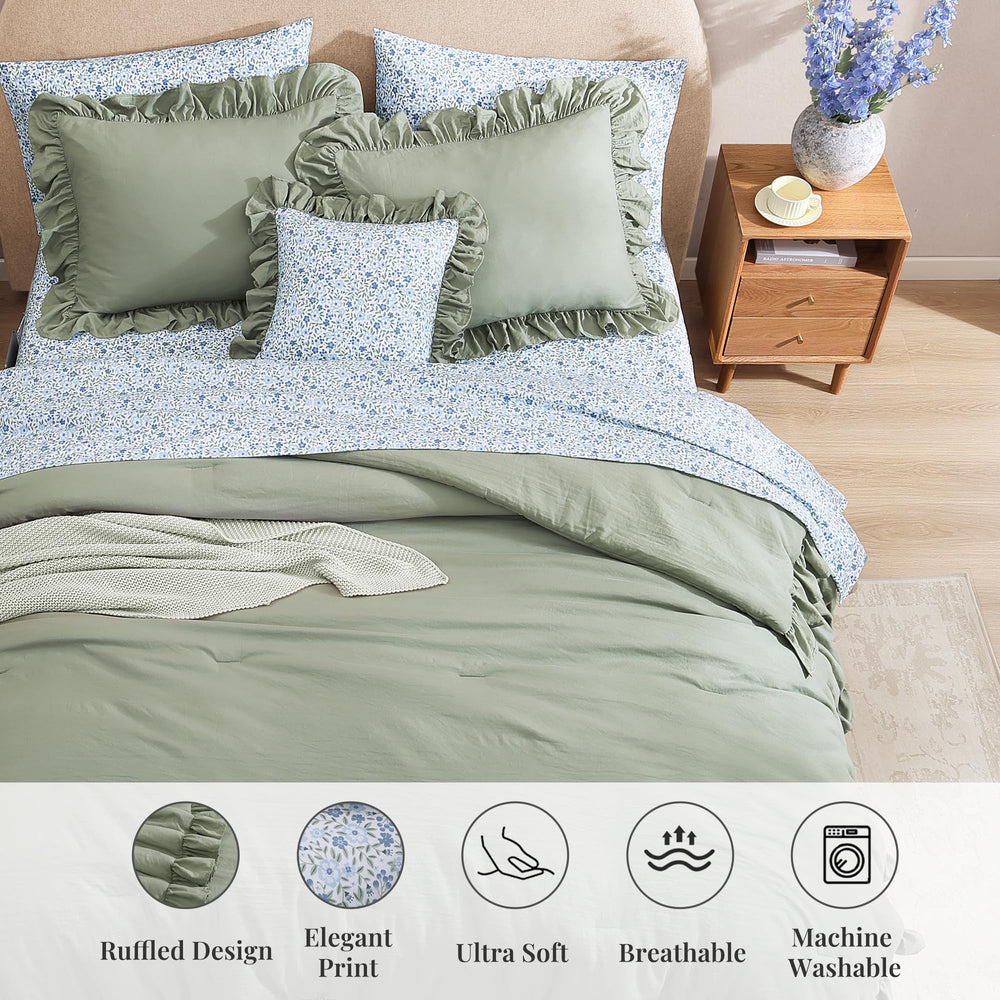 BLOOMHAVEN drap‑housse bien ajusté garantissant maintien du matelas