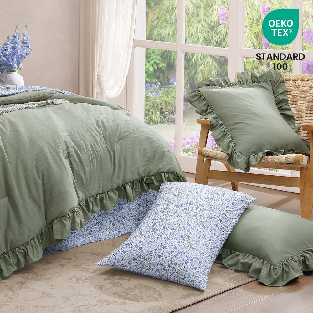 BLOOMHAVEN parure installée dans chambre illustrant ambiance cosy