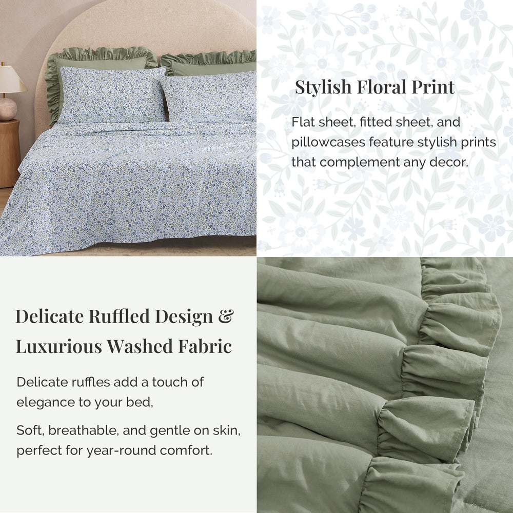 BLOOMHAVEN texture microfibre montrant douceur et confort