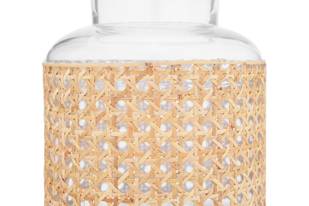 Bloomingville vase illuminé par guirlande LED créant ambiance douce