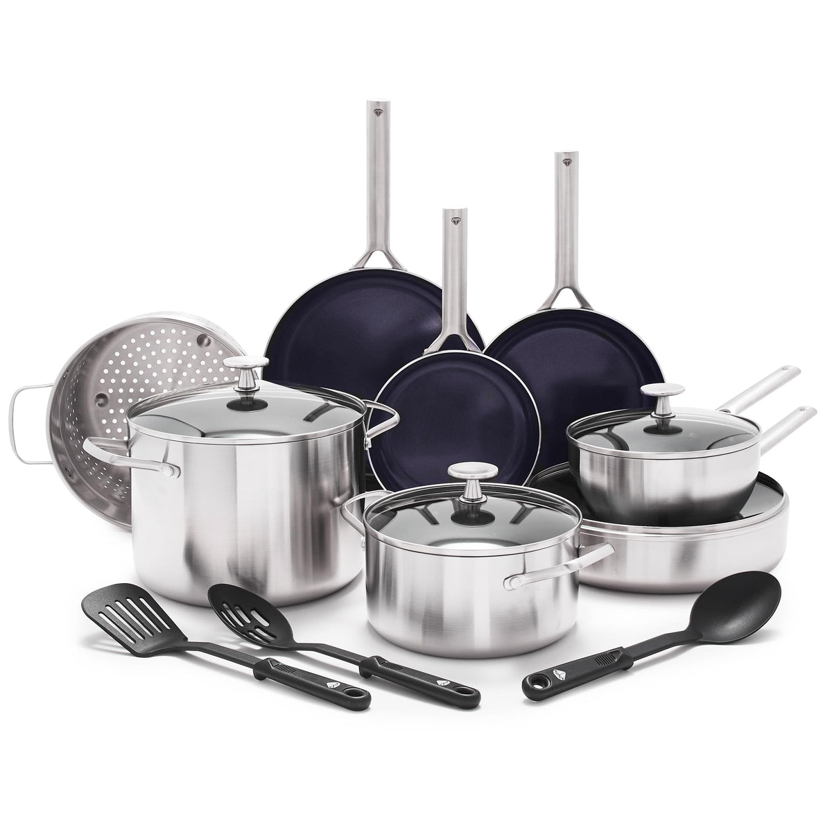 Blue Diamond vue face avant du set complet montrant robustesse et organisation