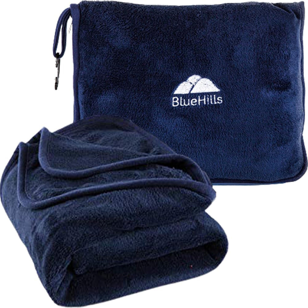 BlueHills couverture devant emballage montrant format et confort