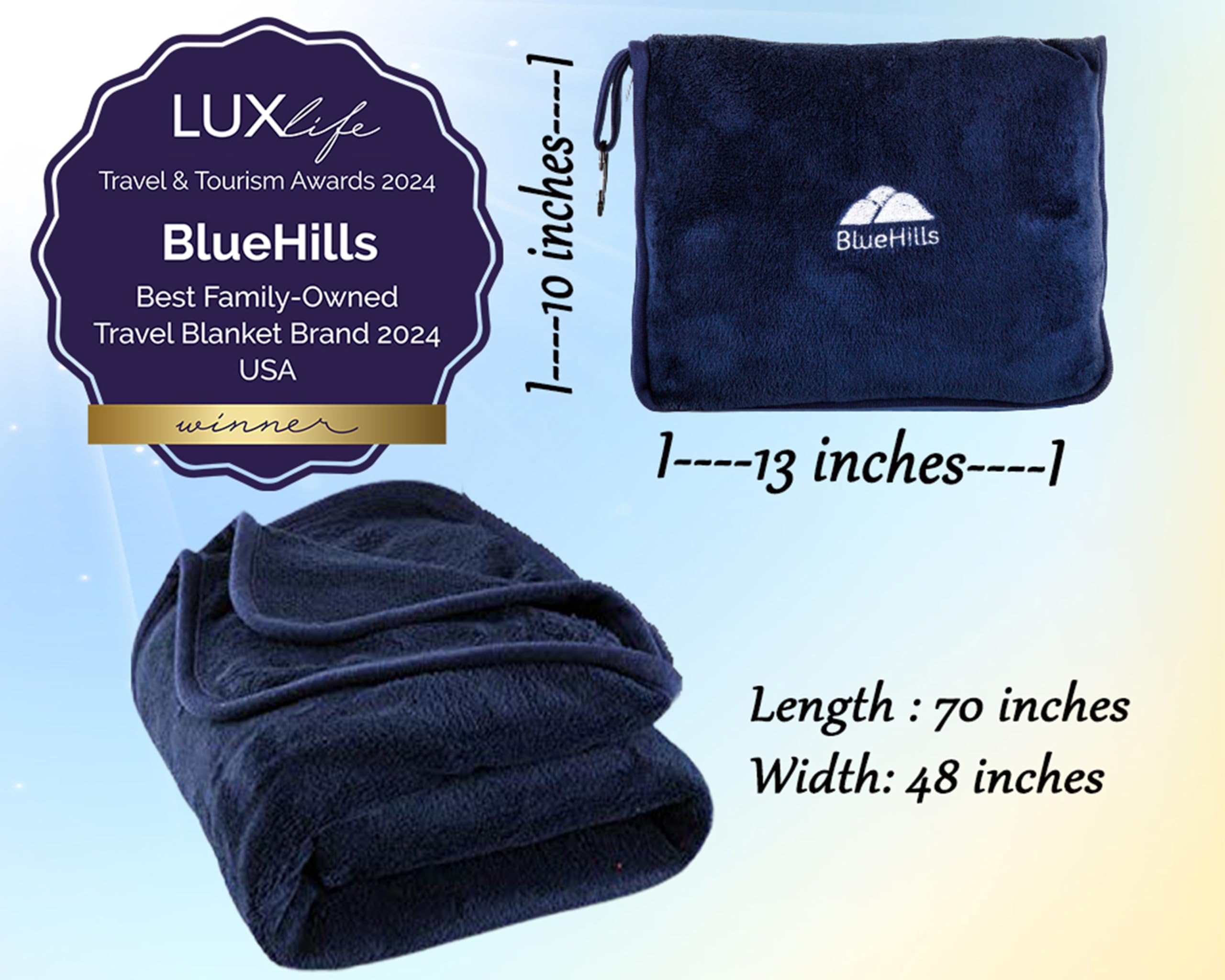BlueHills mousqueton clipé sur sac à dos pour accès rapide
