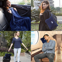 BlueHills oreiller-sac compact prêt à l'emploi pour voyage