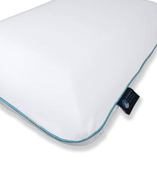 Bluewave Bedding comparaison de hauteur 1,75" montrant profil très fin, alignement du cou