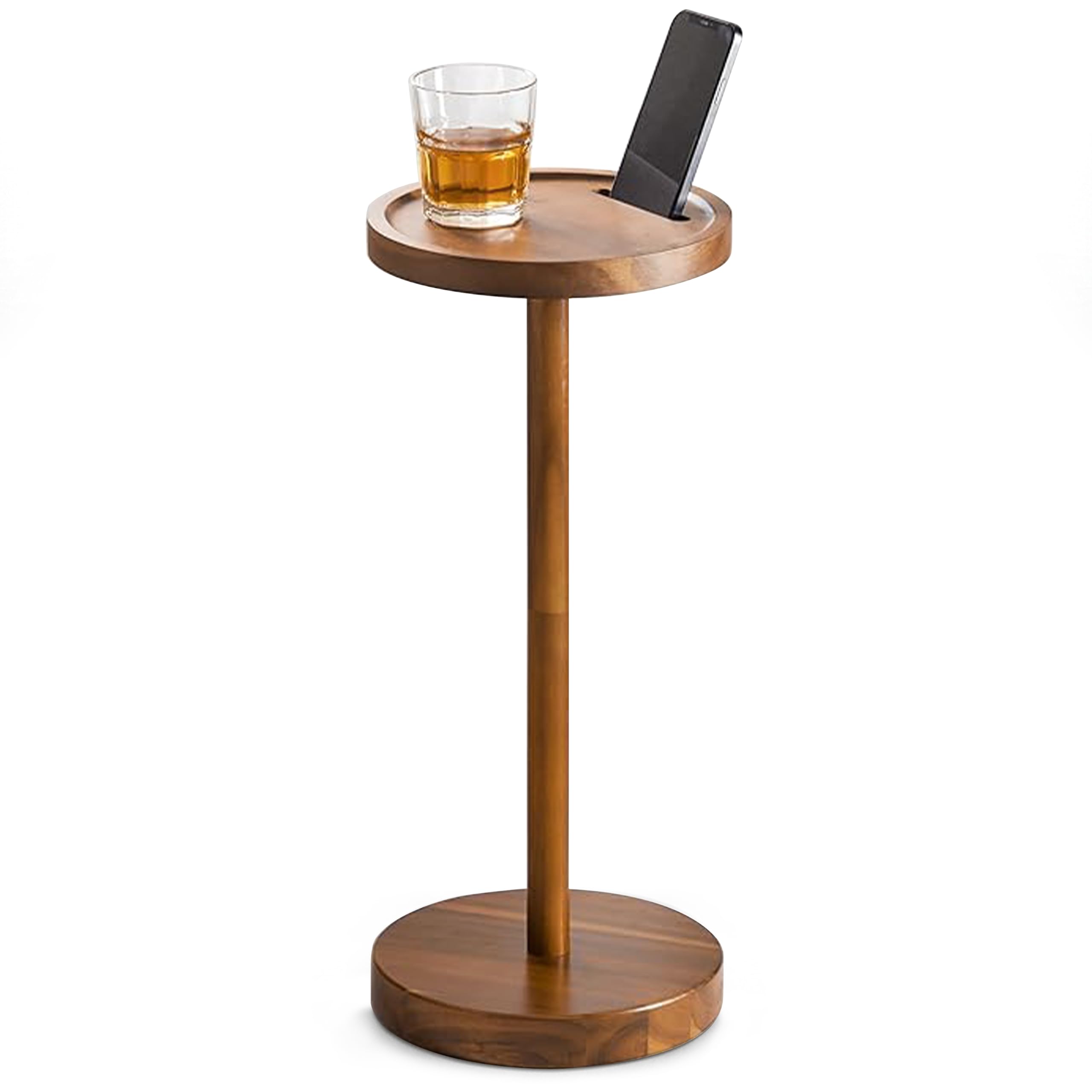 BLUEWEST vue avant de la table d'appoint montrant design élégant et gain d'espace