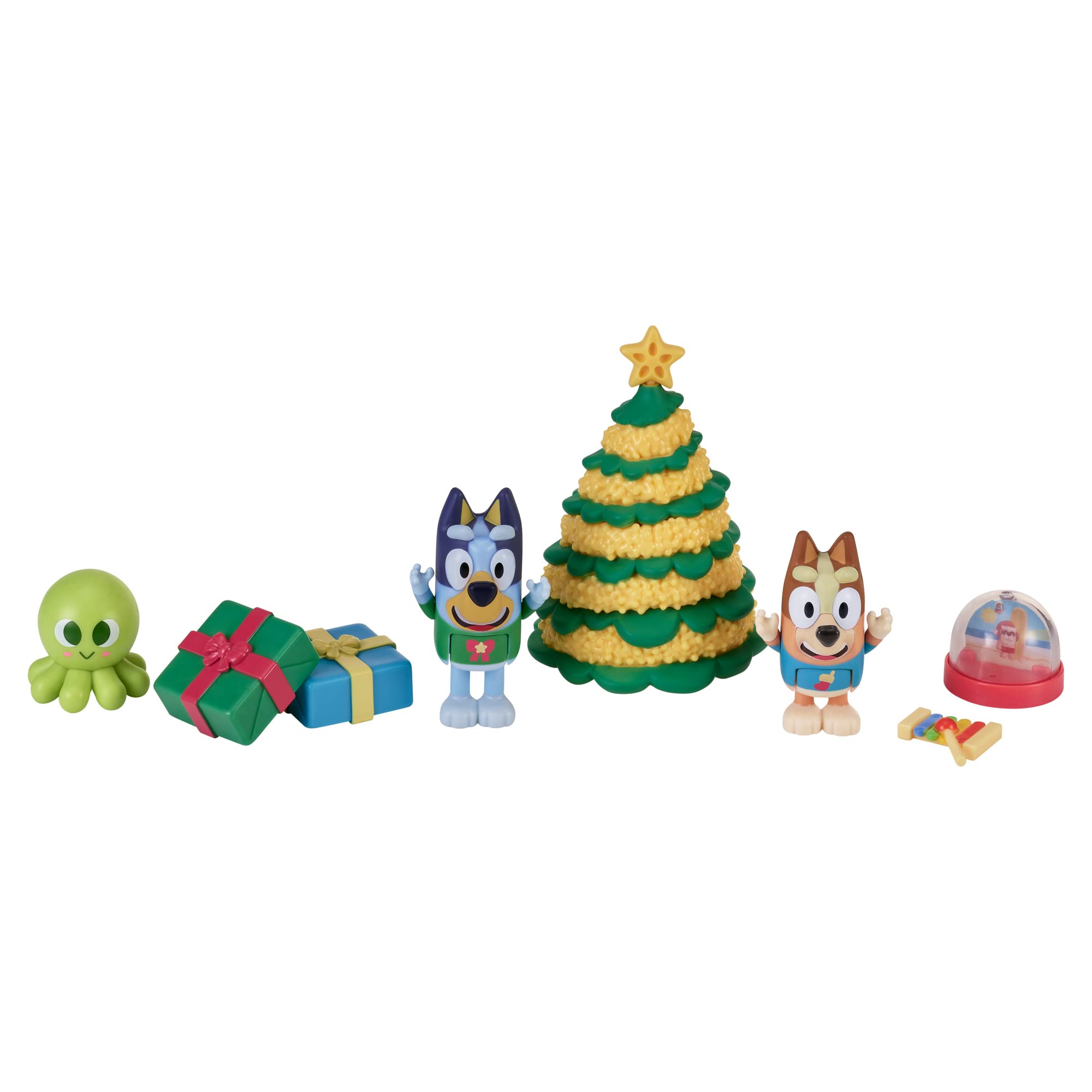 Bluey calendrier fenêtres ouvertes révélant surprises quotidiennes