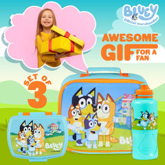Bluey gourde 430 ml gros plan embout sûr sans BPA