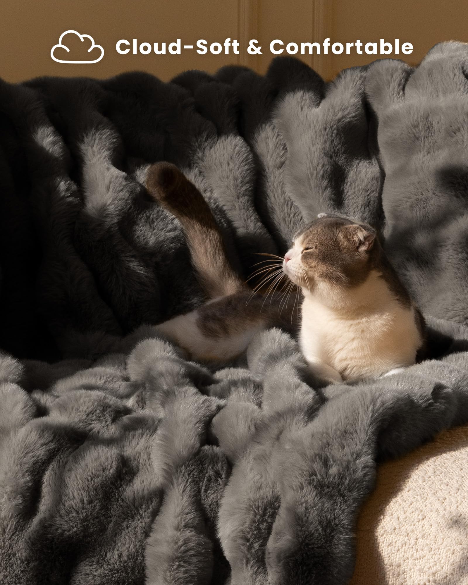 blunique face flanelle douce apportant chaleur et douceur