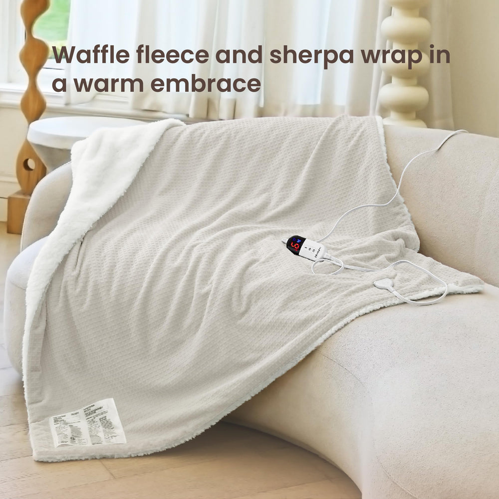 blunique gros plan gaufrage waffle montrant texture et chaleur uniforme