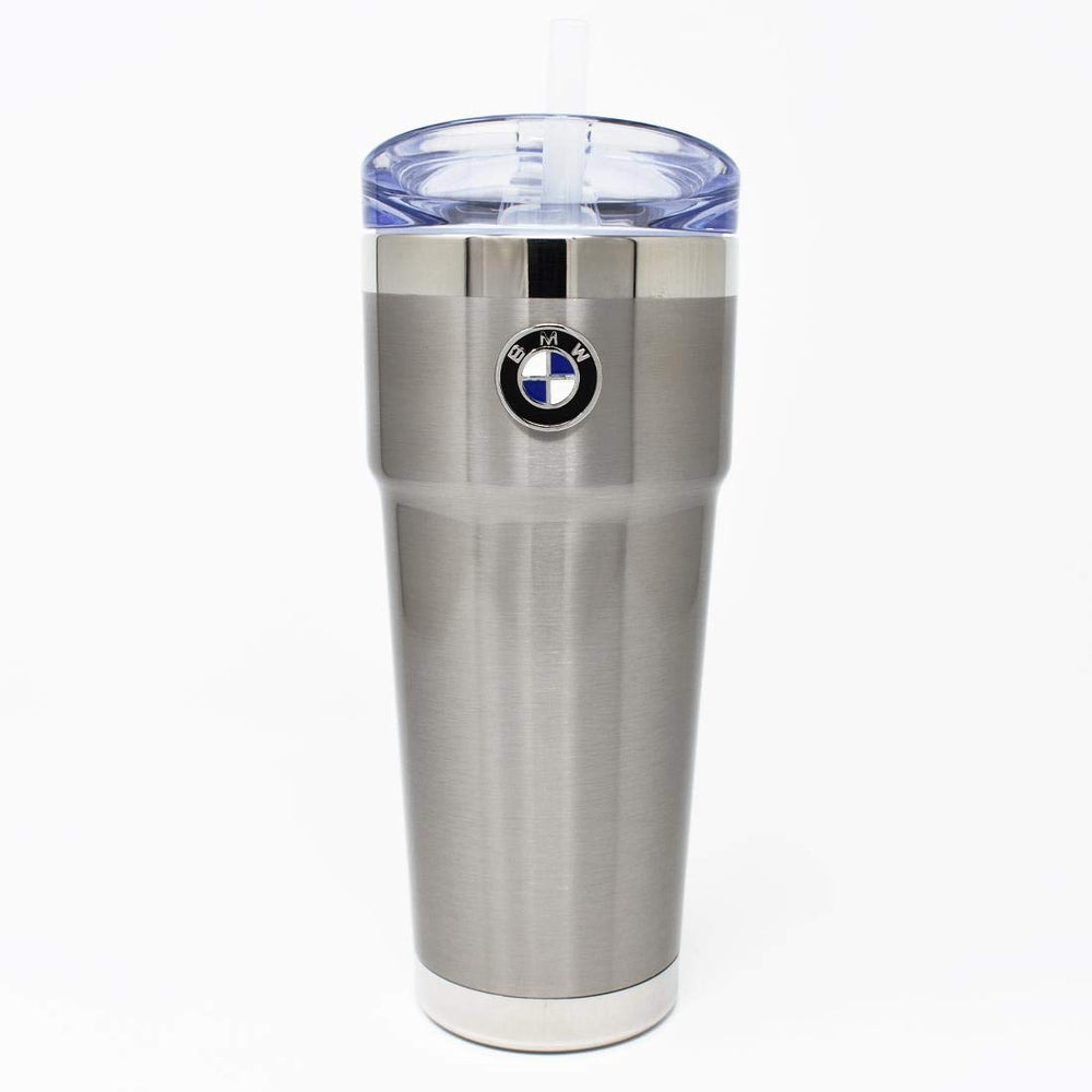 BMW gobelet face avant avec médaillon roundel, maintien de la chaleur et style signé