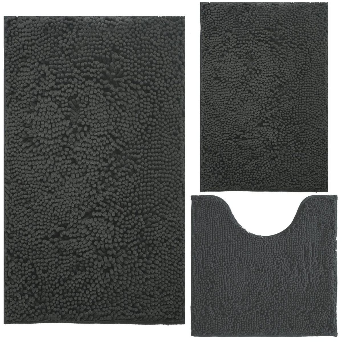 BOANKODU tapis devant baignoire gris montrant confort et absorption