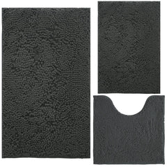 BOANKODU tapis devant baignoire gris montrant confort et absorption