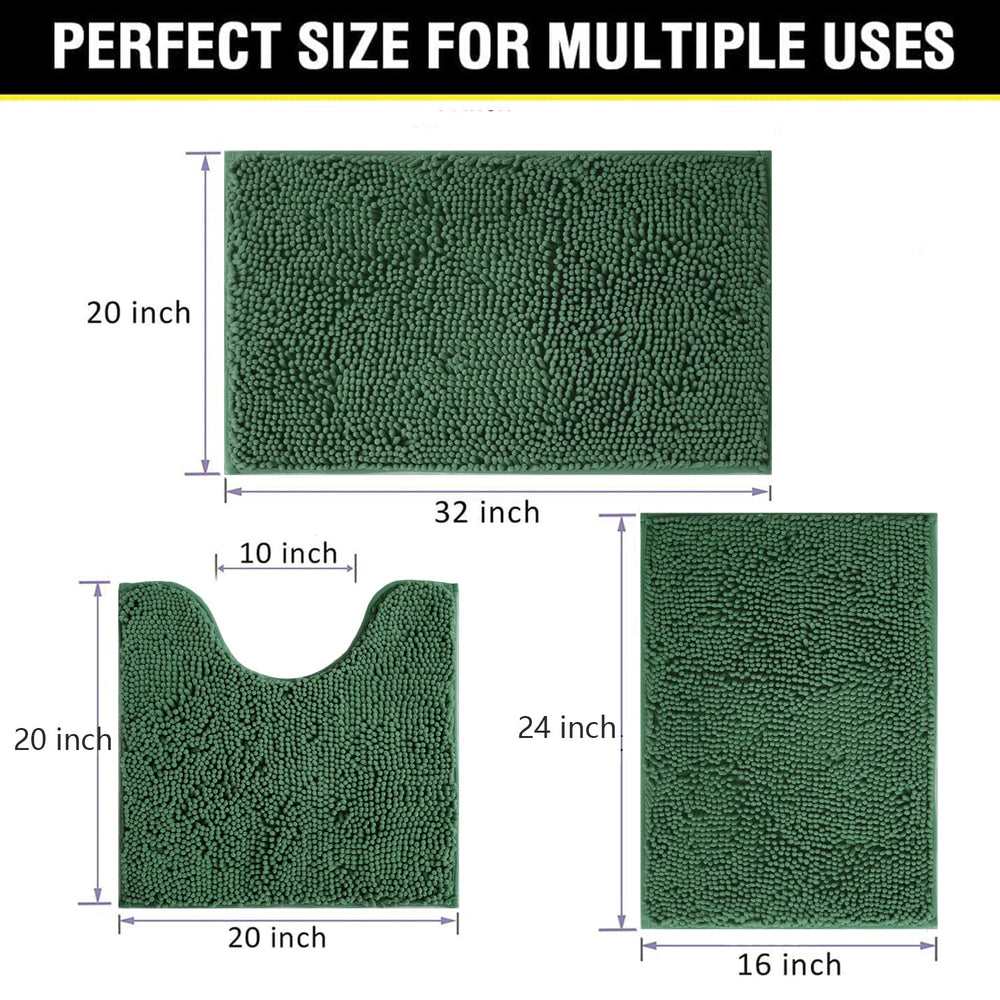 BOANKODU tapis en U pour toilettes confort et protection au sol