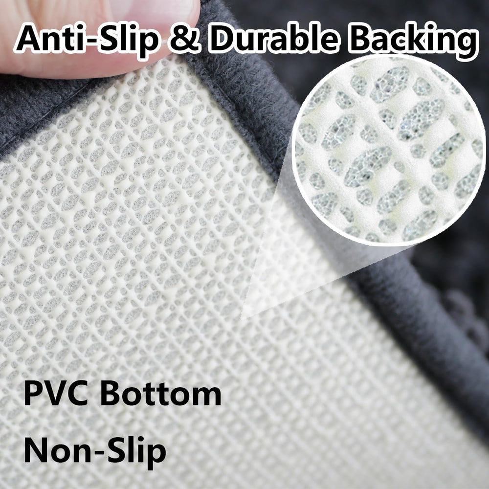 BOANKODU tapis forme en U placé devant toilettes pour protection des genoux